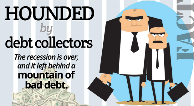 More Americans fall behind on their debts